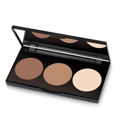 پالت کانتور پودری صورت گلدن رز پالت 3 عددی