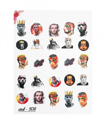 لنز ناخن مدل تتلو