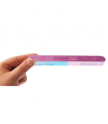 بافر ناخن ۷ کاره رنگ آبی ۴