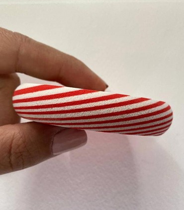 پد آرایشی راه راه گرد بزرگ ۲