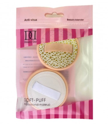 پد آرایشی طرح دار 2 تایی۳