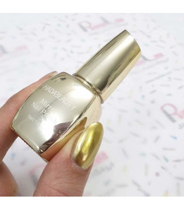 لاک ناخن هَدی بیوتی مدل آینه ای شماره 01 -2