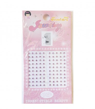 نگین بینی چسب دار بنفش