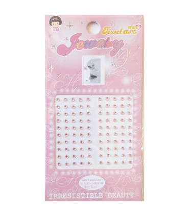 نگین بینی چسب دار صورتی