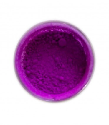 پودر کاشت ناخن شب تاب رنگ بنفش