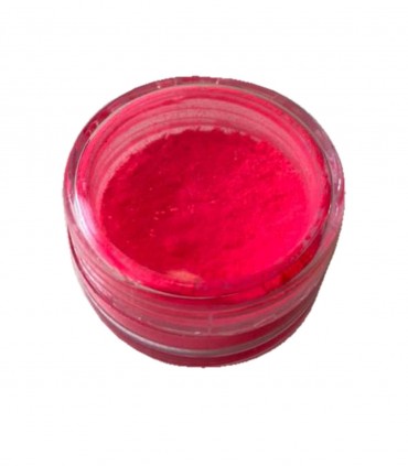 پودر کاشت ناخن شب تاب رنگ صورتی2