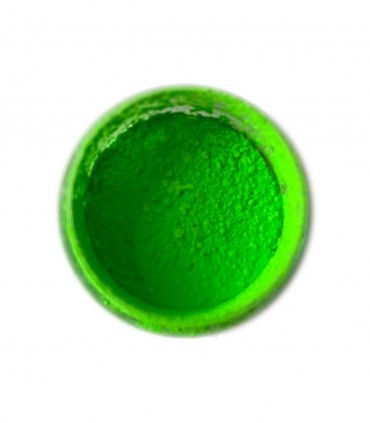 پودر کاشت ناخن شب تاب رنگ سبز