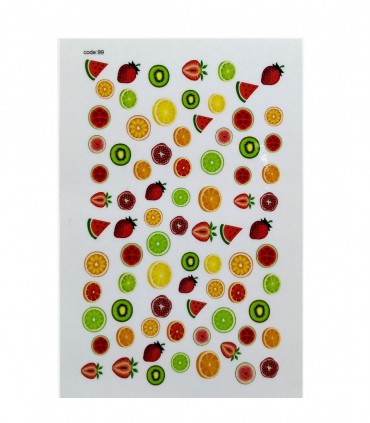 لنز ناخن مدل میوه 2