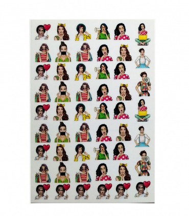 لنز ناخن مدل دختر شیطون