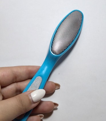 رنده و سوهان کف پا بیضی آبی دست