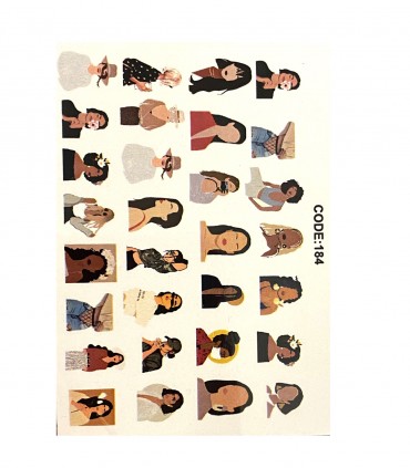 لنز ناخن مدل نقاشی چهره 4