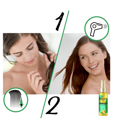 روغن مو آرگان طراحی جدید پنتن 100 میل مو