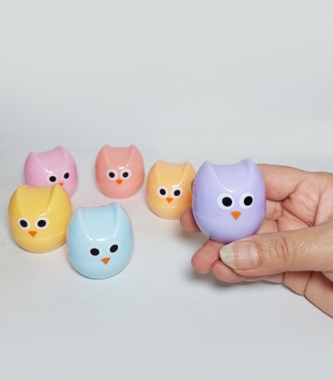 بالم لب طرح جغد بنفش دست