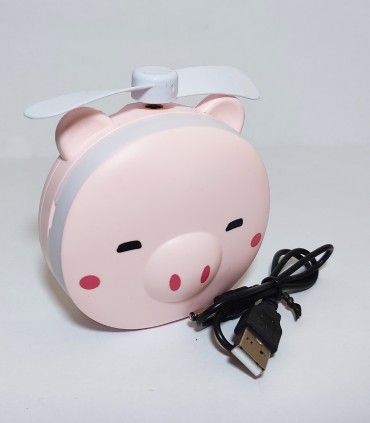 مینی فن آرایشی همراه با رینگ لایت شارژر