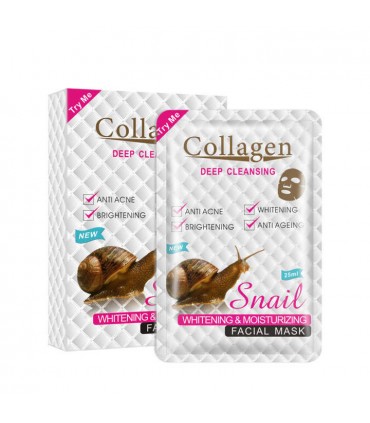 ماسک ورقه ای کلاژن حلزون