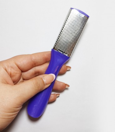 رنده و سوهان کف پا بنفش تیره دست