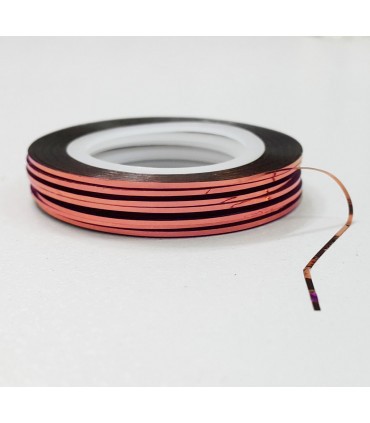 نوار طراحی ناخن باریک رزگلد کلی