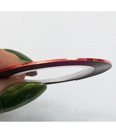 نوار طراحی ناخن باریک رزگلد دست