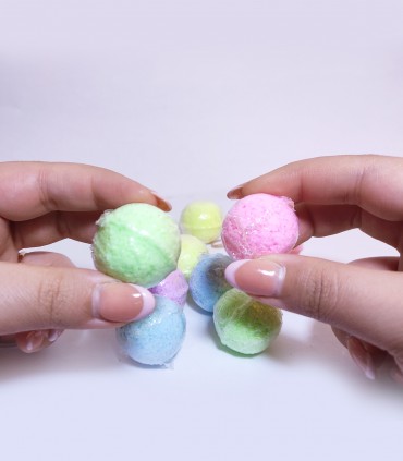 کوکتل مانیکور توپی صورتی دست