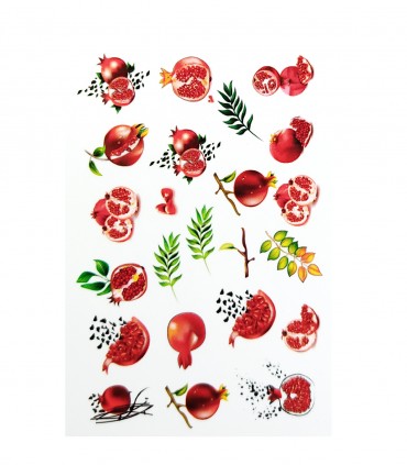 لنز ناخن مدل انار یلدا