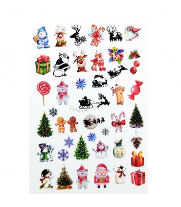 لنز ناخن مدل کریسمسی