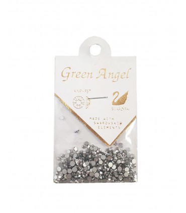 نگین ناخن سواروسکی نقره ای