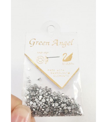 نگین ناخن سواروسکی نقره ای 1