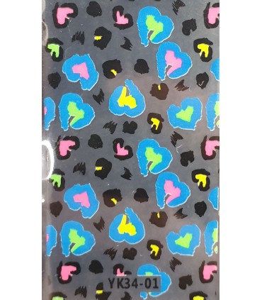 استیکر نواری ناخن مدل YK34-01 نمای نزدیک