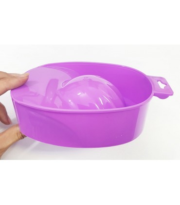 ظرف مانیکور بنفش نما از کنار