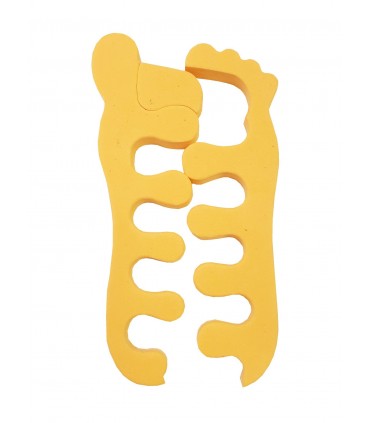 پد جداکننده انگشتان پا رنگ نارنجی جدا