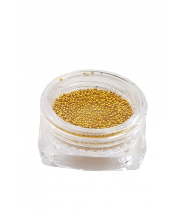 نگین ناخن طرح مروارید طلایی