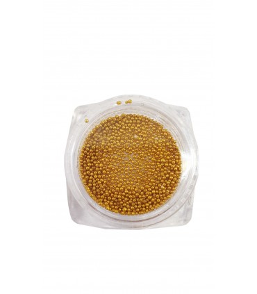 نگین ناخن طرح مروارید طلایی جدا