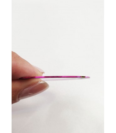 نوار طراحی ناخن باریک صورتی نزدیک