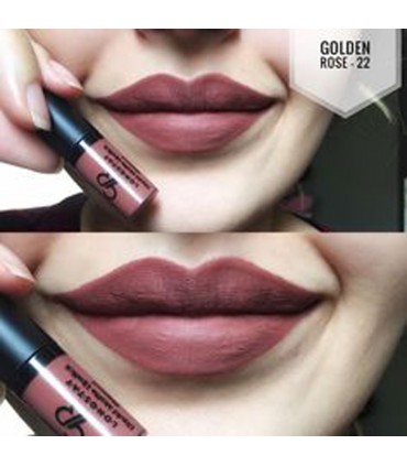رژ لب مایع مات گلدن رز Long Stay Liquid Matte شماره 22 جدید