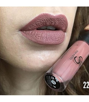 رژ لب مایع مات گلدن رز Long Stay Liquid Matte شماره 22
