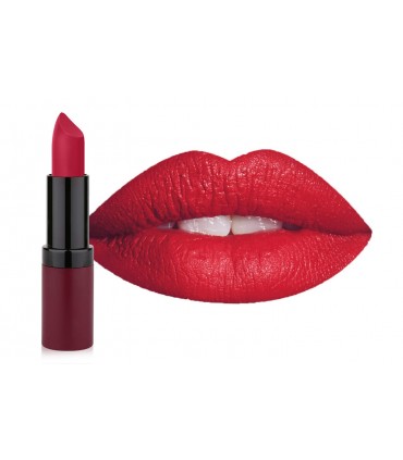 رژ لب مات گلدن رز مدل ولوت Velvet Matte شماره 18 لب