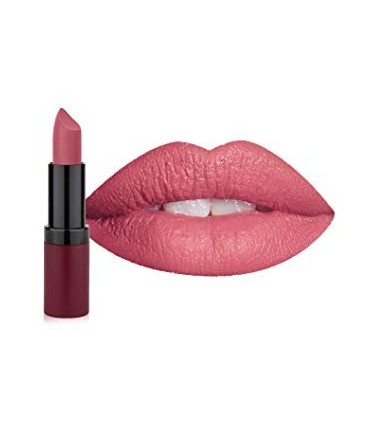 رژ لب مات گلدن رز مدل ولوت Velvet Matte شماره 26 لب