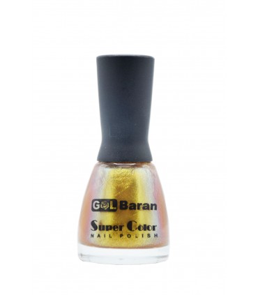 لاک ناخن گلباران Super Color طلایی