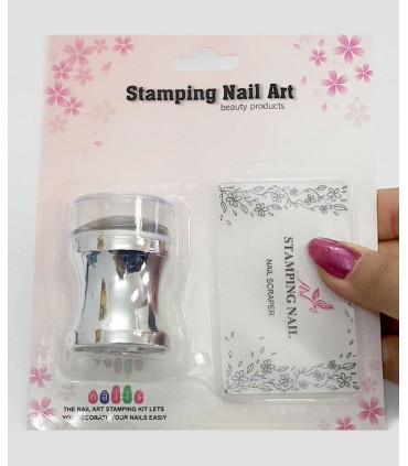 مهر ناخن بزرگ نقره‌ ایSNT (استمپ)