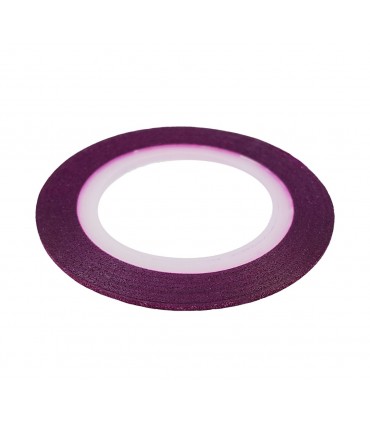 نوار طراحی ناخن باریک صورتی اکلیلی