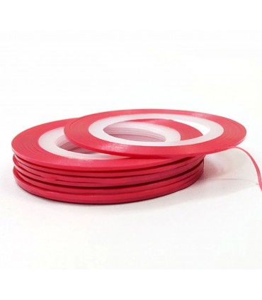 نوار طراحی ناخن باریک سرخابی چندتایی