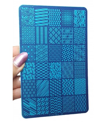 شابلون فلزی ناخن بزرگ شماره XiuYa Nails 20