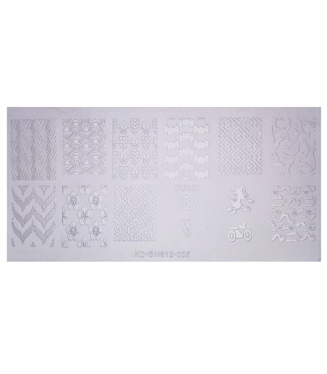 شابلون پلاستیکی ناخن شماره KD005