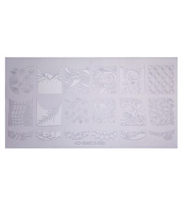 شابلون پلاستیکی ناخن شماره KD030