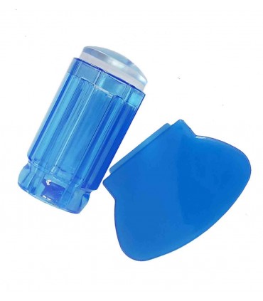 مهر ناخن (استمپ) رنگ آبی