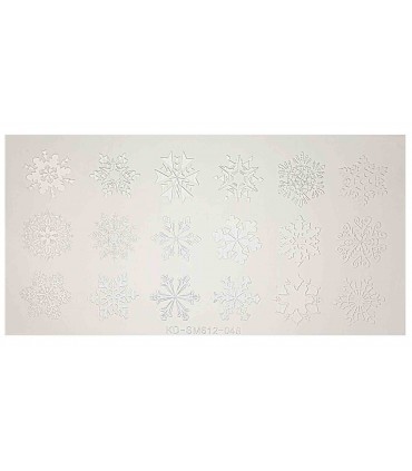 شابلون پلاستیکی ناخن شماره KD048