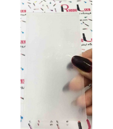 شابلون پلاستیکی ناخن شماره KD038 با دست