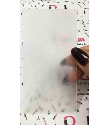 شابلون پلاستیکی ناخن شماره KD048 با دست