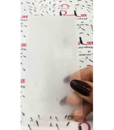 شابلون پلاستیکی ناخن شماره KD010 با دست