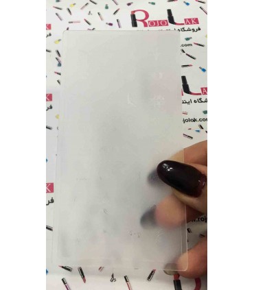 شابلون پلاستیکی ناخن شماره KD044 با دست